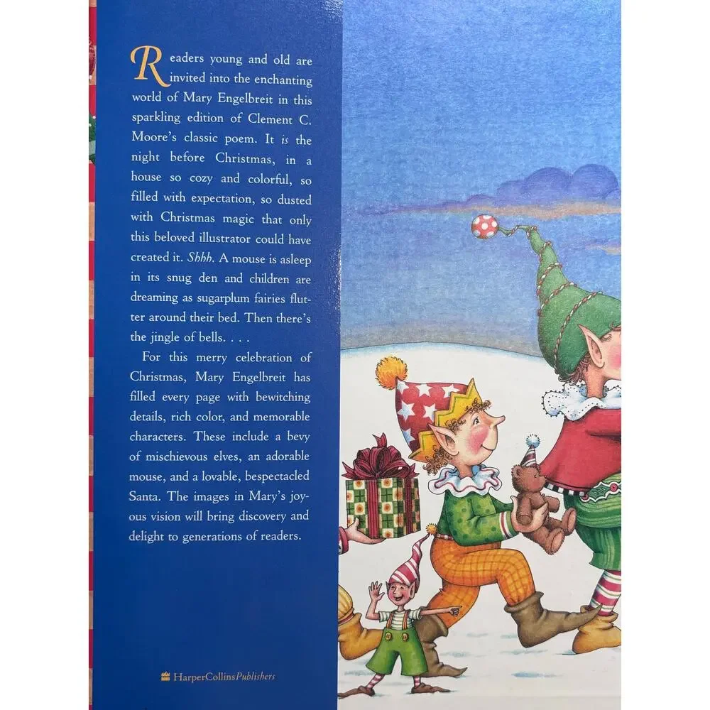 Mary Englebreit Illustrations The Night Before Christmas Hardcover 2002 1st Ed